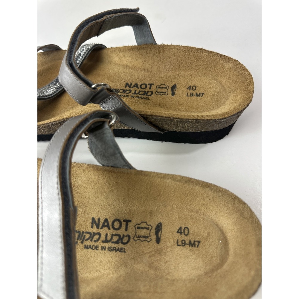 NAOT Rhinestone Embellished Columbus Strappy Sandals Size 40 Women's US 9 EUC - Picture 7 of 16